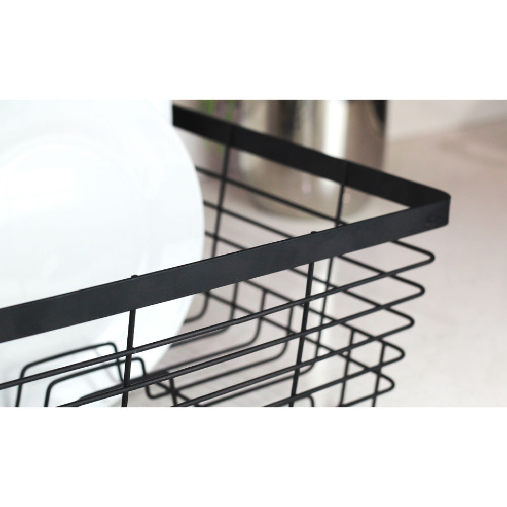 Neat-O neat-o stylish sturdy stainless steel metal wire medium dish drainer  drying rack (stainless steel, chrome)
